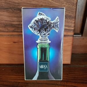 Mikasa "Nature's Catch" Fish Bottle Stopper
